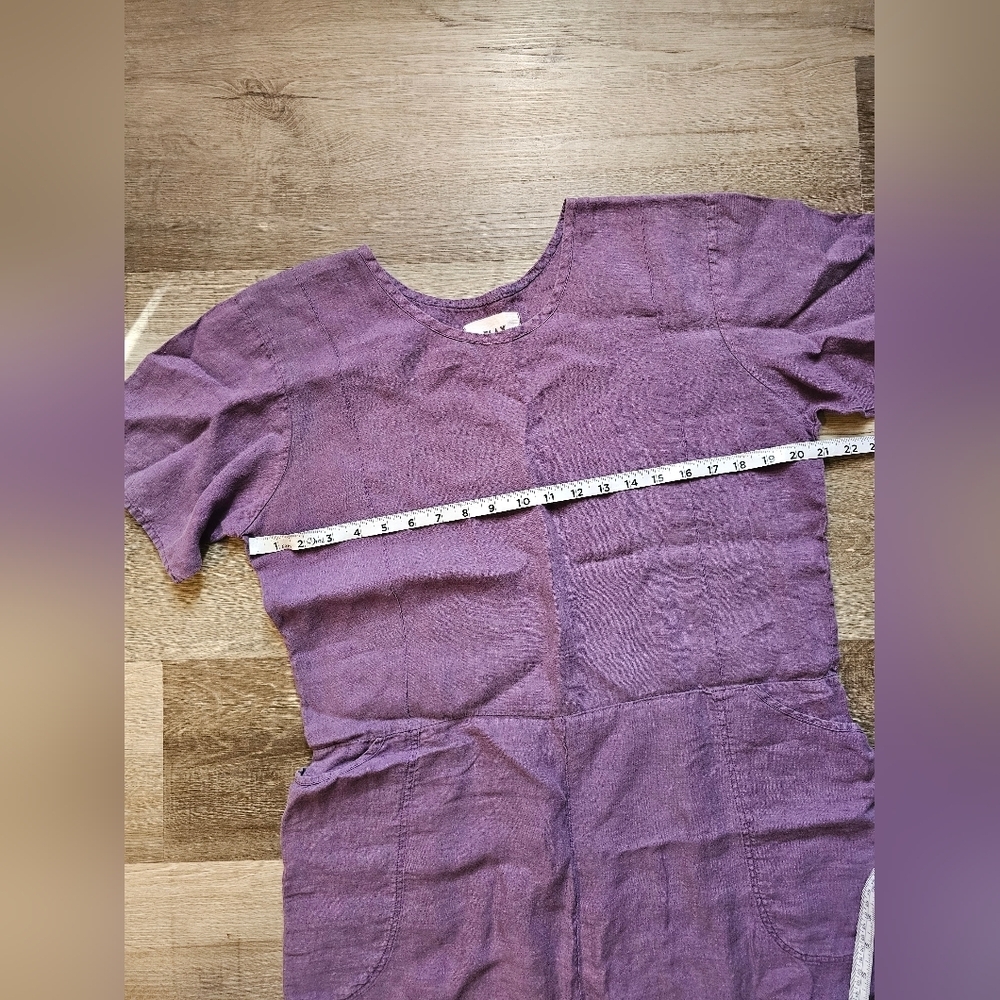 Flax Purple Raglan Sleeve Midi Dress - Picture 7 of 7